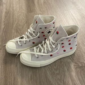 Converse High Top Floral Design Size 7